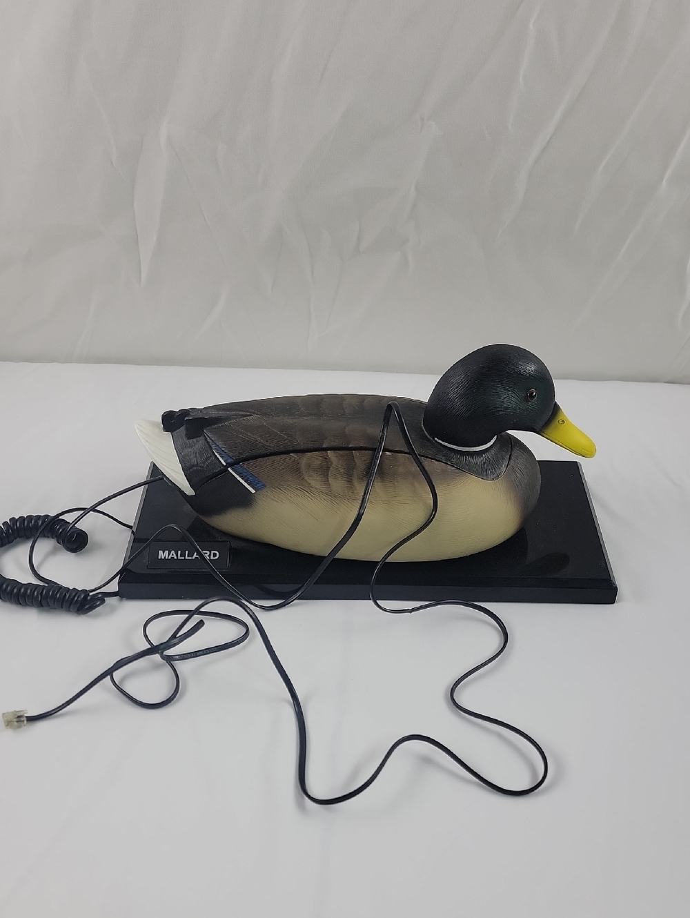 Mallard Duck Decoy with Base - Quacker Mallard Telephone